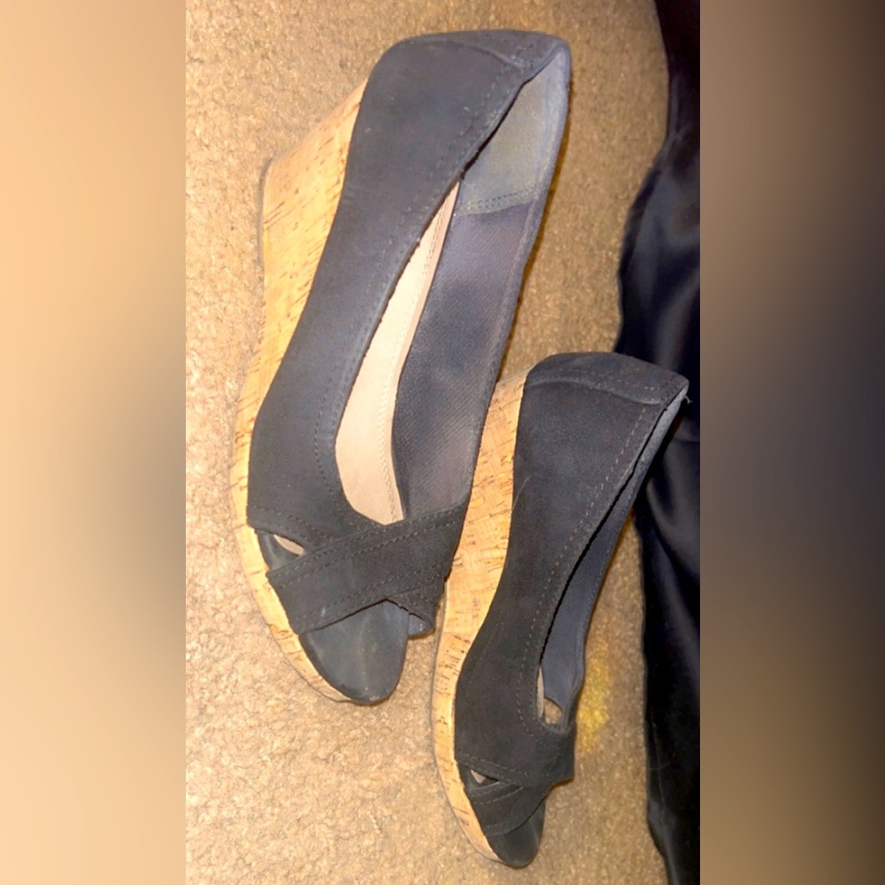 Black Charter Club Wedges
